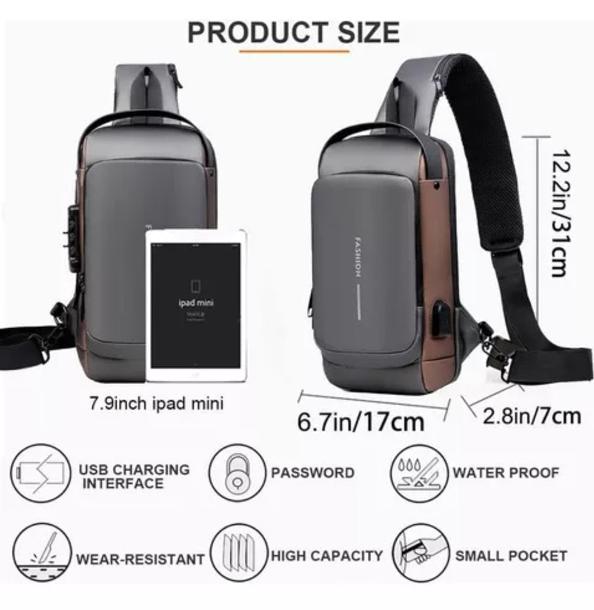 Mochila Cruzada con Clave